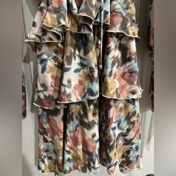 LaBiz Women’s Blue & Pink Mini Dress - Picture 2 of 5